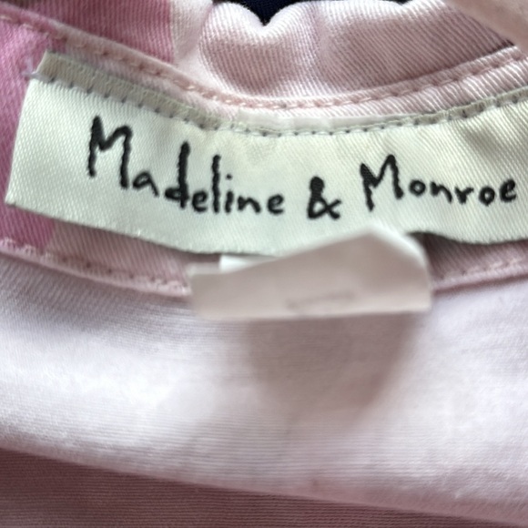 Madeline & Monroe pink, cream, and tan camo jacket, size S - Picture 7 of 8